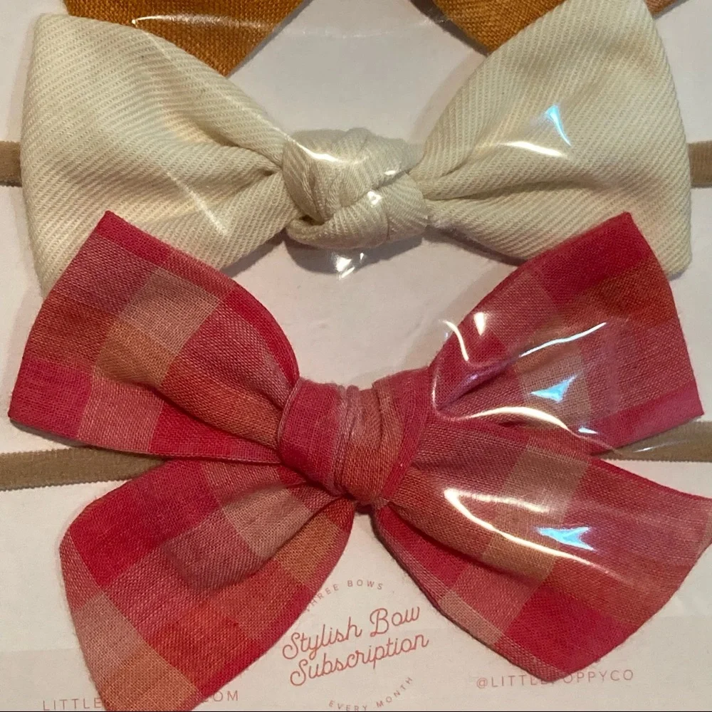 NWT Little Poppy Co Bows